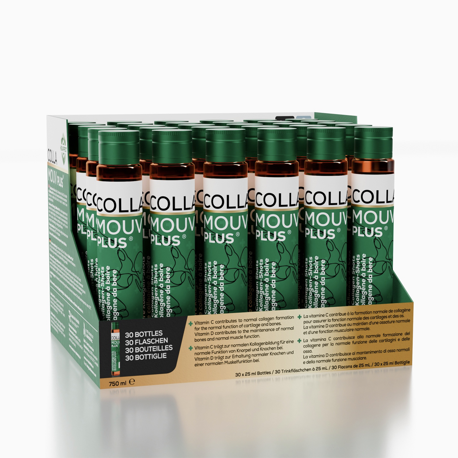 CollaMouv Plus mit 30 Fläschchen